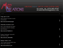 Tablet Screenshot of madcreations.net